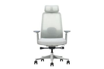 Picture of VEYRA Premium High Back Office Chair with Honeycomb Seat Cushion & Adjustable Headrest, Backrest & Lumbar Support, 3D Armrests and Seat Slider  