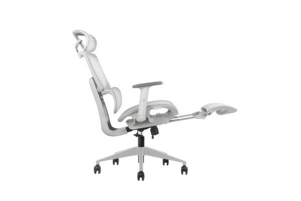 Picture of FLEXO High Back Mesh Seat Office Chair with Footrest (Grey)