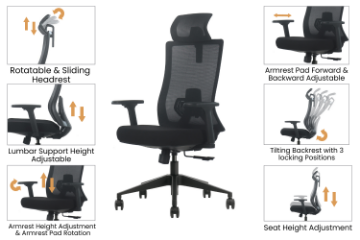 Picture of MAVEN High Back Office Chair