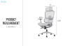 Picture of FLEXO High Back Mesh Seat Office Chair with Footrest (Grey)