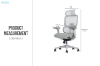 Picture of FLEXO Pro Height Adjustable Mesh Office Chair with Adjustable Headrest & Backrest, 5D Armrest and Seat Slider (Grey)