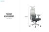 Picture of AVERY High Back Office Chair with Adjustable Headrest & Backrest, Adjustable Lumbar Support and Seat Slider