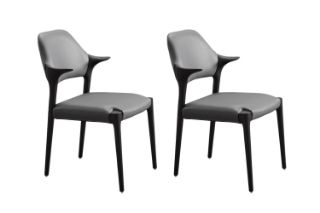 Picture of WILLS Solid Ash Wood Dining Chair - 2 Chairs in 1 Carton