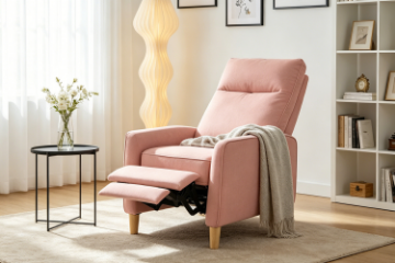 Picture of FINLEY Push Back Reclining Chair /Recliner (Pink)