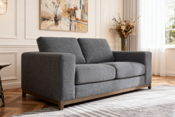 Picture of SIESTA Fabric 2 Seater Sofa (Dark Grey)