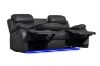 Picture of  [FLOOR MODEL CLEARANCE]  GAVIN 3 Seat with Drop Down Cup Holders & Wireless Charger Manual Reclining Sofa (3RRC) 