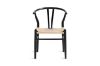 Picture of WISHBONE Solid Beech Wood Y Replica Chair (Black) - 49x57x75
