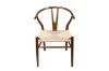 Picture of WISHBONE Solid Beech Wood Y Replica Chair (Walnut) - 49x57x75