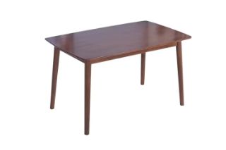 Picture of WINDSOR Solid Wood Dining Table (Walnut) - 130