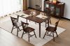 Picture of WINDSOR Solid Wood Dining Table (Walnut) - 150