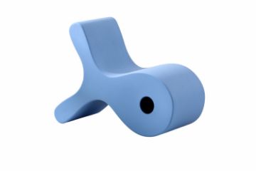 Picture of  [FLOOR MODEL CLEARANCE] FISHBONE MultiFunction Chair/Side Table (Blue)