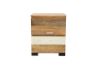 Picture of [FLOOR MODEL CLEARANCE]  LEAMAN 2-Drawer Solid Acacia Wood Bedside Table