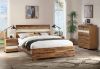 Picture of [FLOOR MODEL CLEARANCE]  LEAMAN 2-Drawer Solid Acacia Wood Bedside Table