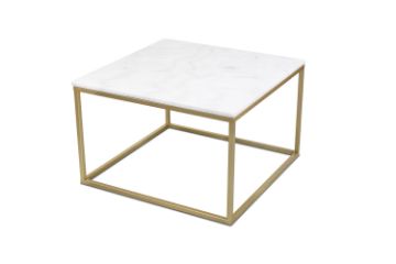 Picture of [FLOOR MODEL CLEARANCE]  AYDAN Square Marble Top Coffee Table