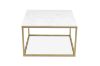 Picture of [FLOOR MODEL CLEARANCE]  AYDAN Square Marble Top Coffee Table