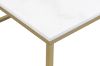 Picture of [FLOOR MODEL CLEARANCE]  AYDAN Square Marble Top Coffee Table