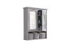 Picture of [FLOOR MODEL CLEARANCE]ALLEN 2-Door Mirrored Bathroom Wall Cabinet (Grey)