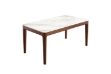 Picture of HARU Solid Wood Dining table with Sintered Stone Top - 160
