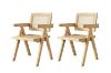 Picture of CHANDIGARH Solid Wood Replica Armchair (Natural)