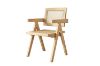 Picture of CHANDIGARH Solid Wood Replica Armchair (Natural) - 2 Chairs in 1 Carton