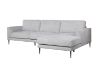 Picture of [FLOOR MODEL CLEARANCE] LONG ISLAND Chaise Facing Left Sectional Fabric Sofa (Light Grey)