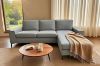 Picture of [FLOOR MODEL CLEARANCE] NAUTICA Reversible Sectional Sofa (Dark Grey)