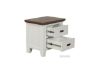Picture of [FLOOR MODEL CLEARANCE]  CAROL 2-Drawer Solid Acacia Wood Bedside Table