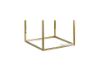 Picture of  [FLOOR MODEL CLEARANCE]  CANARY Gold Frame Velvet Foot Stool (Beige)