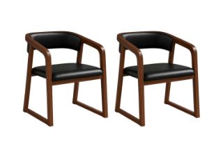 Picture of KAORI Solid Wood Dining Armchair - 2 Chairs in 1 Carton	