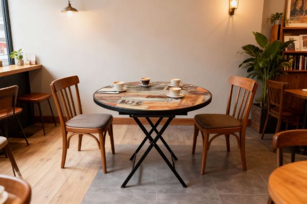 Picture of  [FLOOR MODEL CLEARANCE] Rune D90 Round Folding Table 