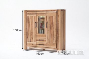 Picture of [FLOOR MODEL CLEARANCE] CARDIFF Large Display /high board *Solid European Wild Oak & Made in Europe