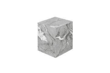 Picture of  [FLOOR MODEL CLEARANCE] DELRAY H40 Sintered Stone Pedestal Stand/Display Plinth(Gloss Grey)