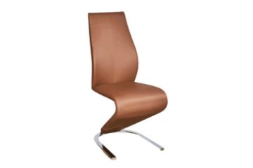 Picture of [FLOOR MODEL CLEARANCE] DIVA Z-Shape Dining Chair (Brown)