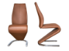 Picture of [FLOOR MODEL CLEARANCE] DIVA Z-Shape Dining Chair (Brown)