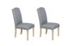 Picture of   [FLOOR MODEL CLEARANCE] HAVILAND Fabric Upholstered Dining Chair (Dark Grey)