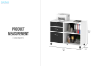 Picture of [FLOOR MODEL CLEARANCE] ZYLO File Cabinet with Wheels and 3 Lockable Drawers