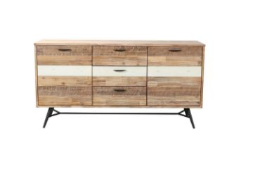 Picture of [FLOOR MODEL CLEARANCE] LEAMAN 1.6M Solid Acacia Wood Sideboard