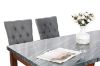Picture of [FLOOR MODEL CLEARANCE] SOMMERFORD 163 Marble Top Dining Table (Black)