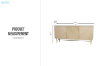 Picture of [FLOOR MODEL CLEARANCE] ECHODA 160 3-Door Buffet