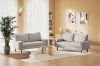 Picture of  [FLOOR MODEL CLEARANCE] HAROLD 3 Seater Fabric Sofa (Beige)