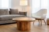Picture of [FLOOR MODEL CLEARANCE] IRINA Solid Acacia Wood D80 Round Coffee Table