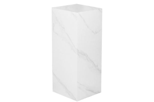 Picture of [FLOOR MODEL CLEARANCE] DELRAY H80 Sintered Stone Pedestal Stand/Display Plinth(Matte White)
