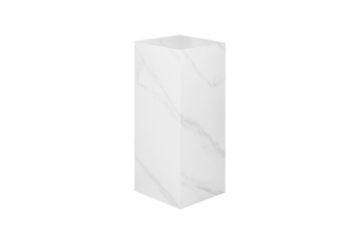 Picture of [FLOOR MODEL CLEARANCE] DELRAY H80 Sintered Stone Pedestal Stand/Display Plinth(Matte White)