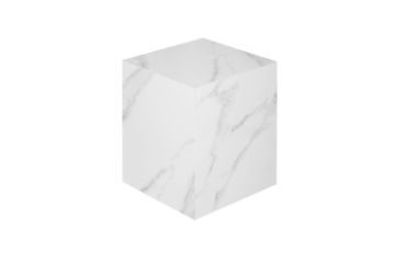 Picture of  [FLOOR MODEL CLEARANCE]  DELRAY H40 Sintered Stone Pedestal Stand/Display Plinth(Matte White)