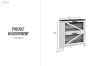 Picture of [FLOOR MODEL CLEARANCE] CAIN Shoe Cabinet with 2 Flip Drawers