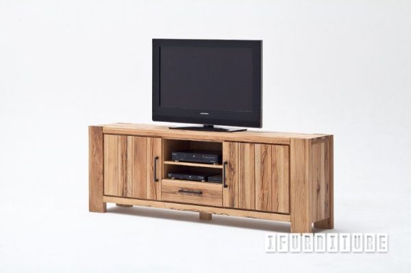 Picture of [FLOOR MODEL CLEARANCE]CARDIFF 206 TV Unit *Solid European Wild Oak & Made in Europe - BASSANO (Medium Color)