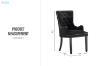Picture of [FLOOR MODEL CLEARANCE]  HALMAR High Back Dining Chair (Black)