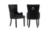 Picture of [FLOOR MODEL CLEARANCE]  HALMAR High Back Dining Chair (Black)