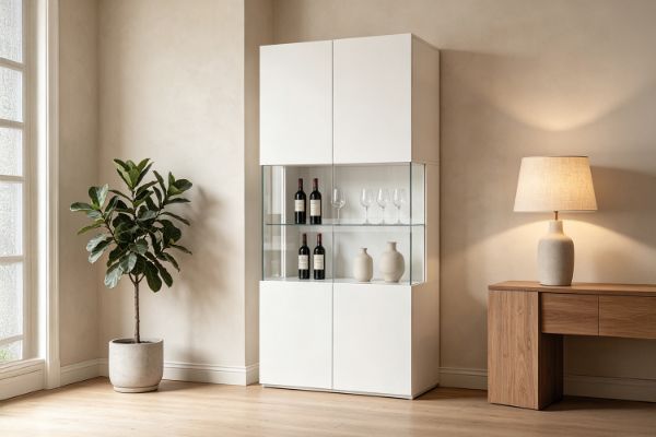 Picture of CURIO 2-Door Display Cabinet with LED Lighting