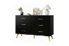 Picture of ELARA 6-Drawer Dresser/Storage Cabinet (Black)
